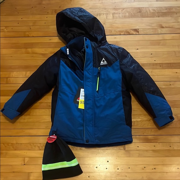 Gerry Blue and Black Hooded Jacket - Picture 1 of 6